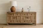 Vintage Chinese Grain Storage Cabinet Sideboard