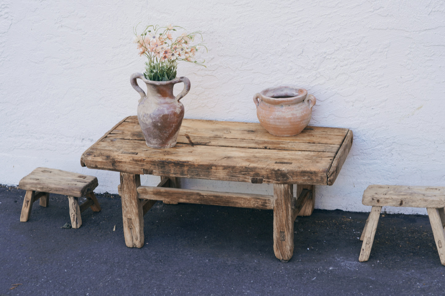 ShanXi I Vintage Elm Wood Coffee Table