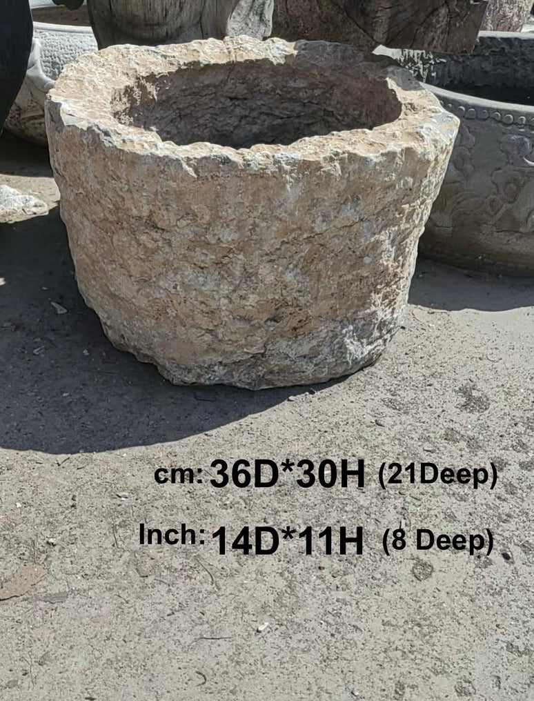 (Coming Soon)Lime Stone Troughs - Multiple Shapes