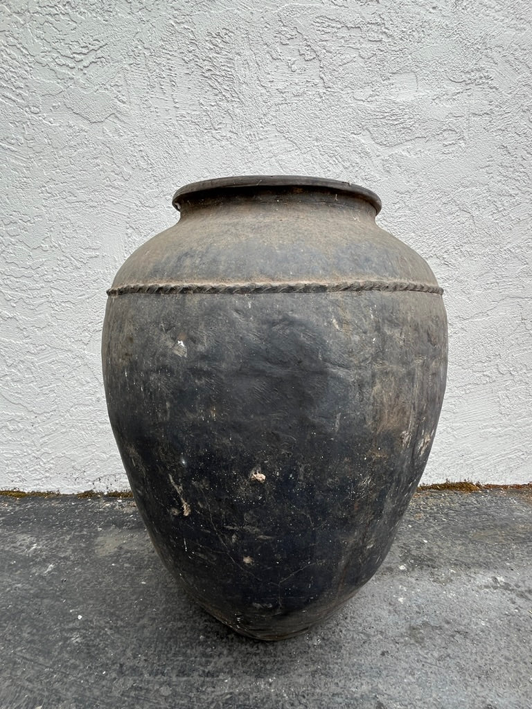 Rustic Large planter or vessel or pot from China