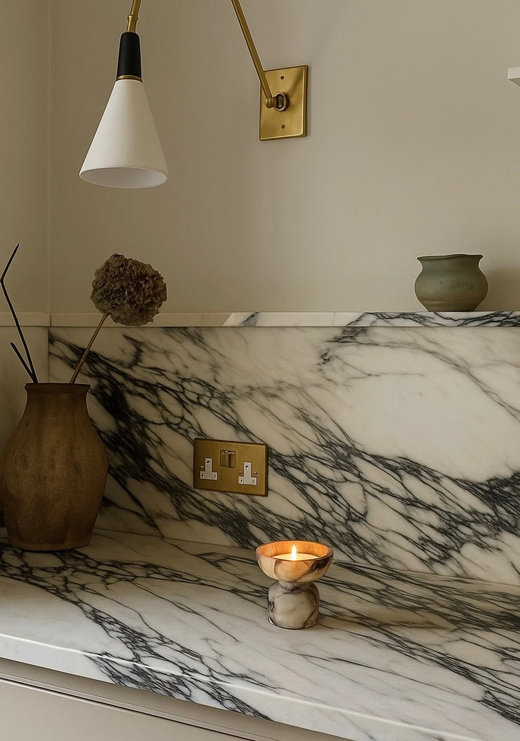 Marble Candle Holder