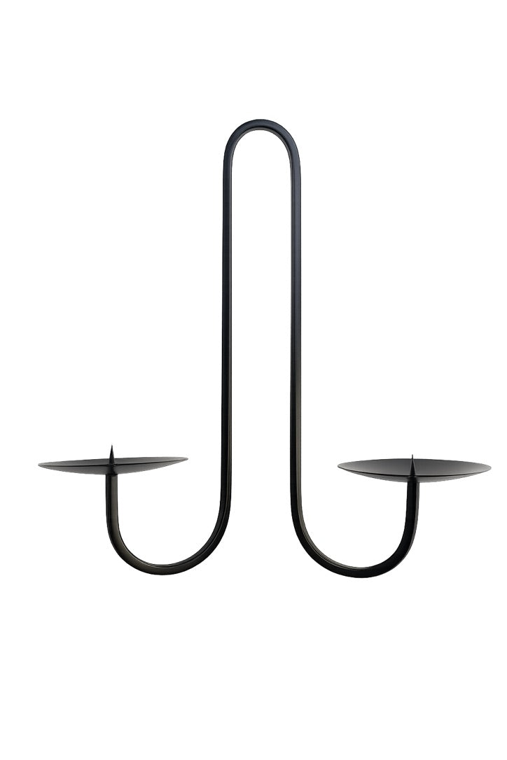 French Wrought Iron Candle Sconce:Double & Single