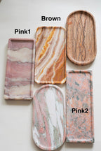 Rectangular Marble Tray-- Various Colors