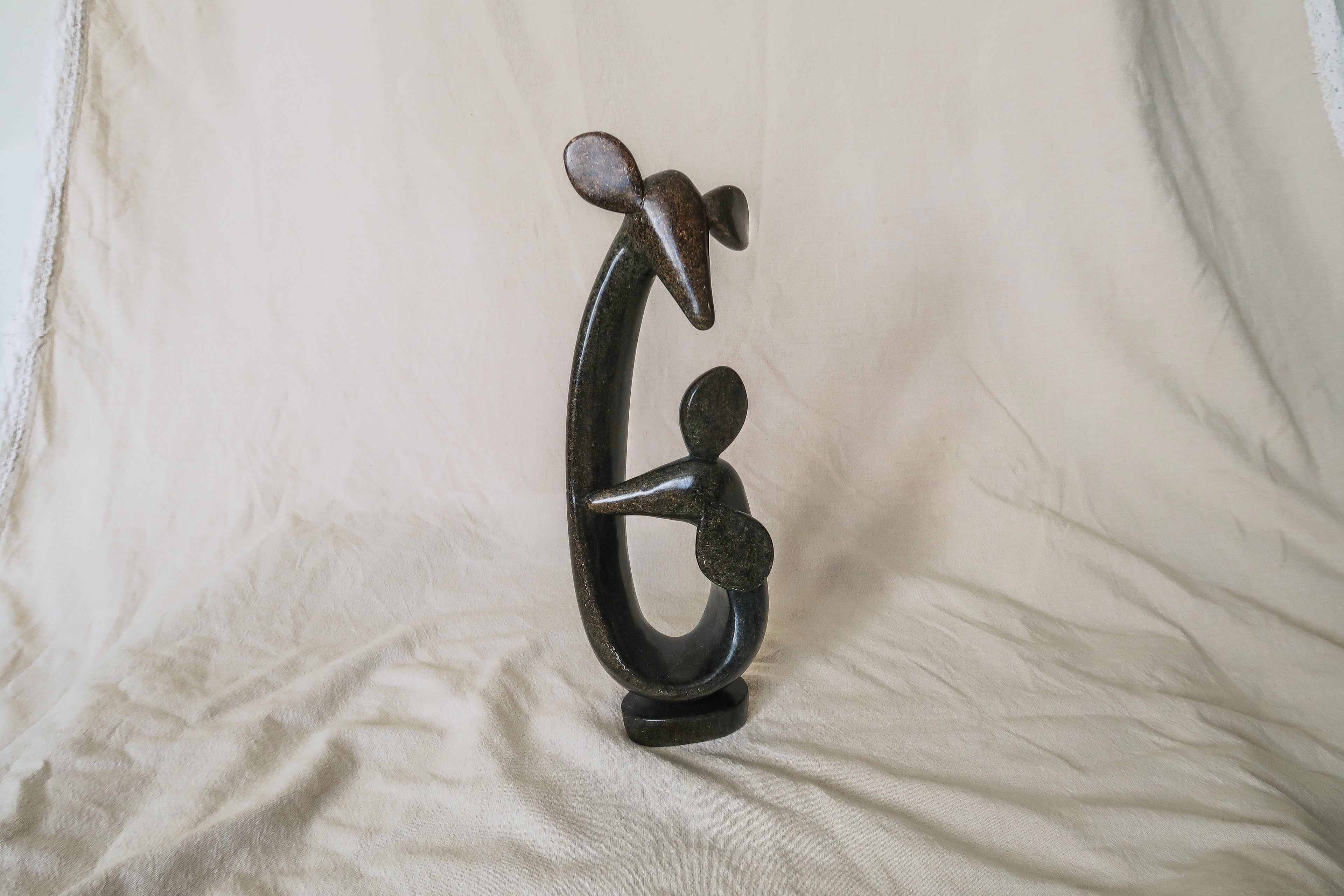Handmade Soapstone Abstract Sculpture