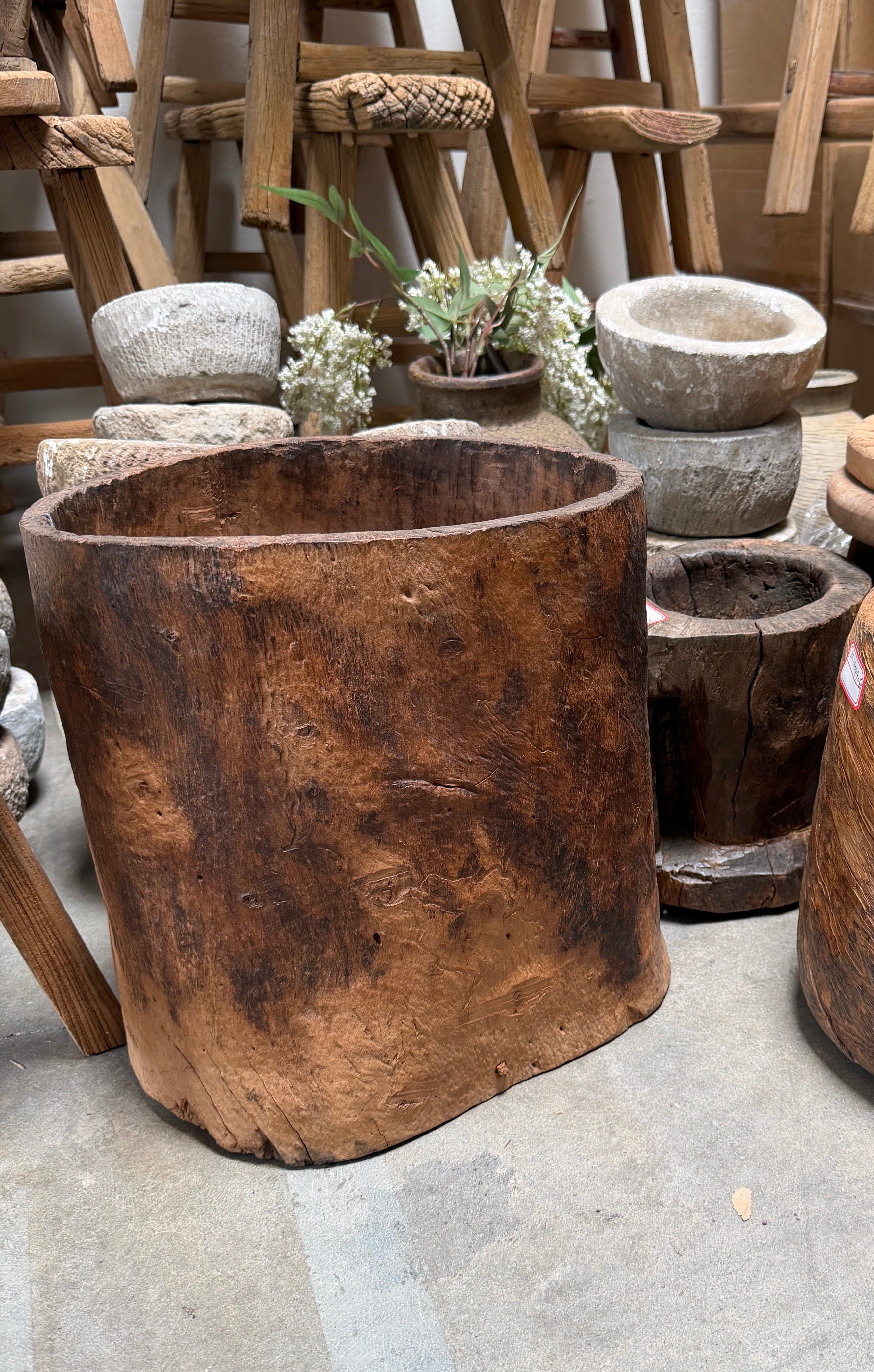 Vintage Wooden Planter
