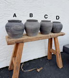 Vintage Rustic Clay Pot - Small Size