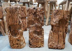 Antique Natural Tree Trunk Stool