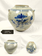 Vintage Blue and White Ceramic Pot--Different Options