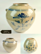 Vintage Blue and White Ceramic Pot--Different Options