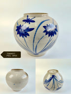 Vintage Blue and White Ceramic Pot--Different Options