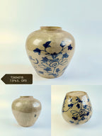 Vintage Blue and White Ceramic Pot--Different Options