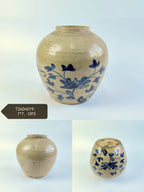 Vintage Blue and White Ceramic Pot--Different Options