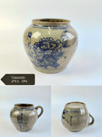 Vintage Blue and White Ceramic Pot--Different Options