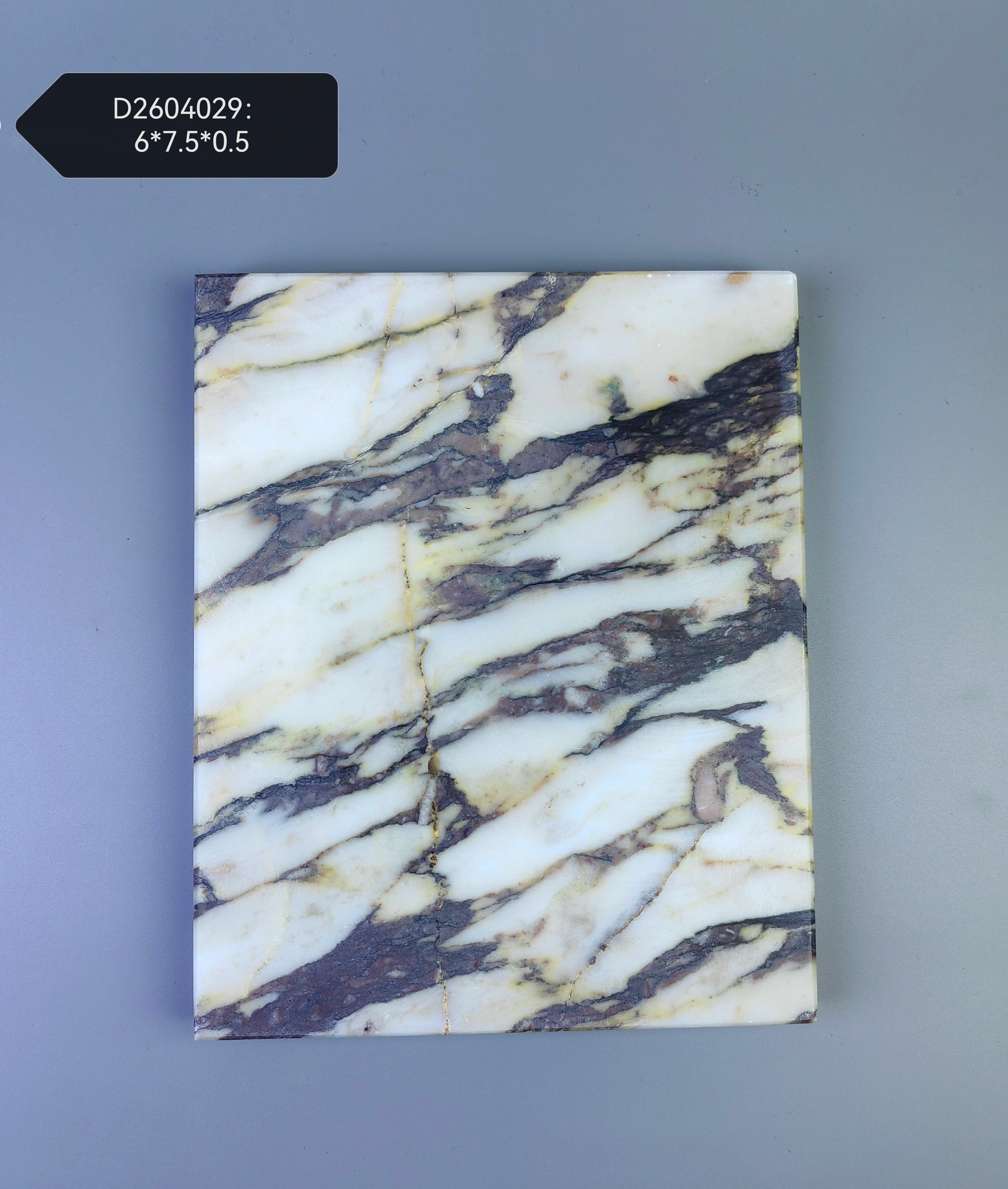 Calacatta Viola Marble Square Tray